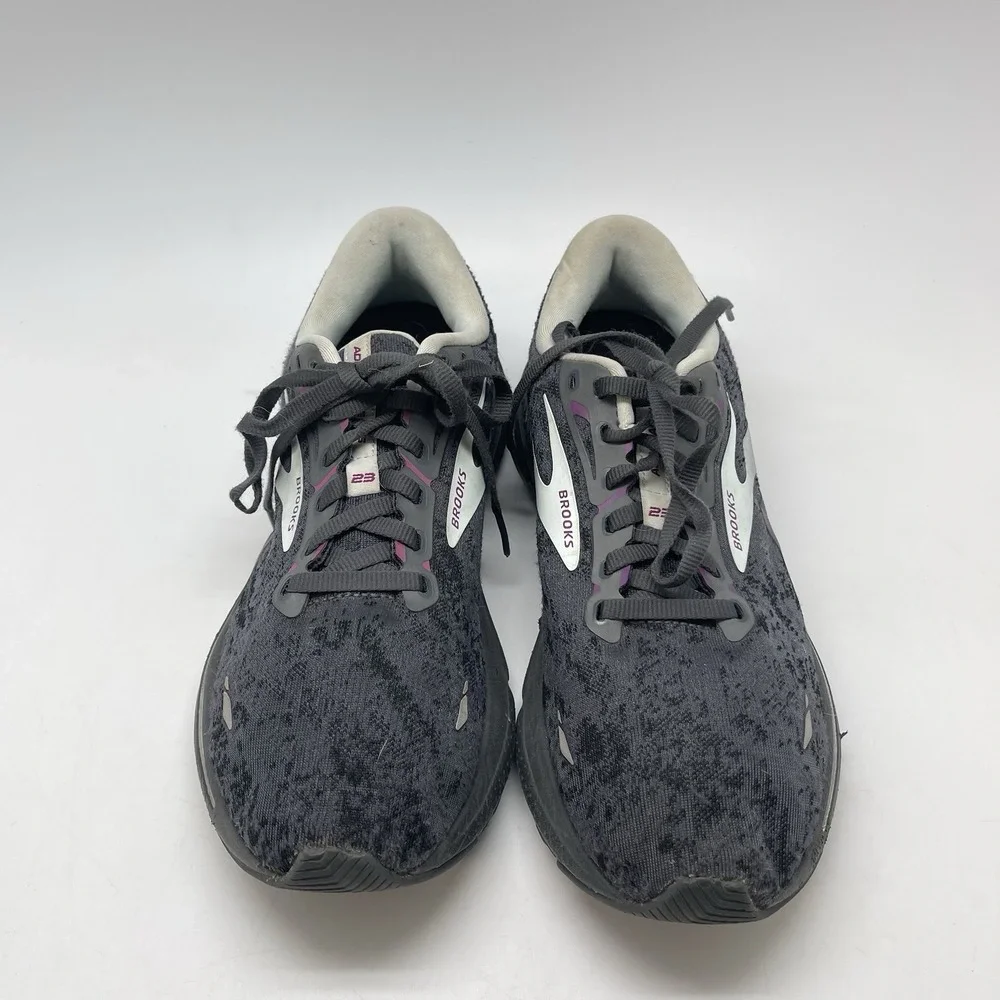 Brooks Sneakers Womens 9.5 D Adrenaline GTS 23 1203811B072‎ Black Running Shoes